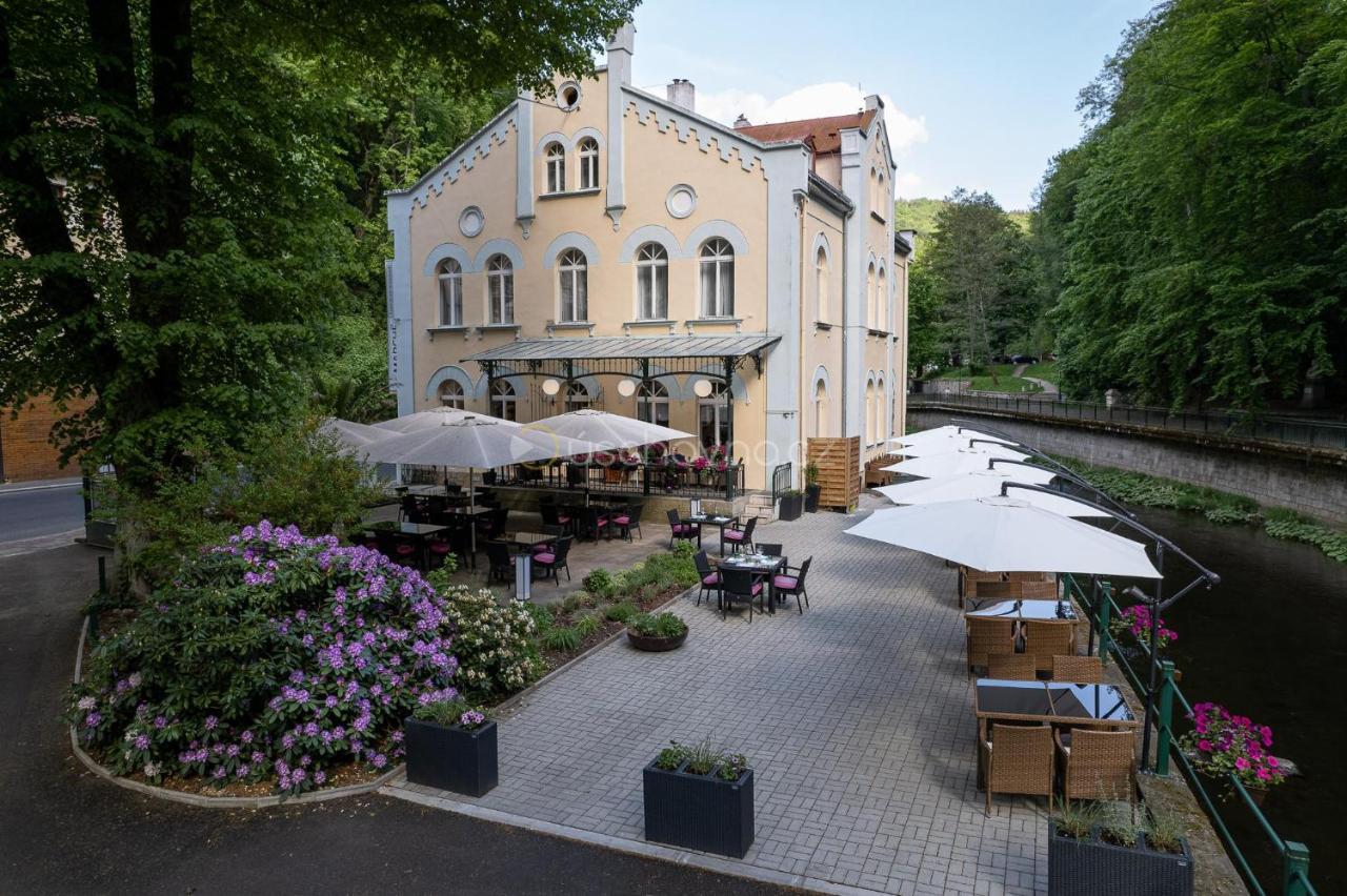 Villa Basileia Riverside Karlovy Vary Bagian luar foto