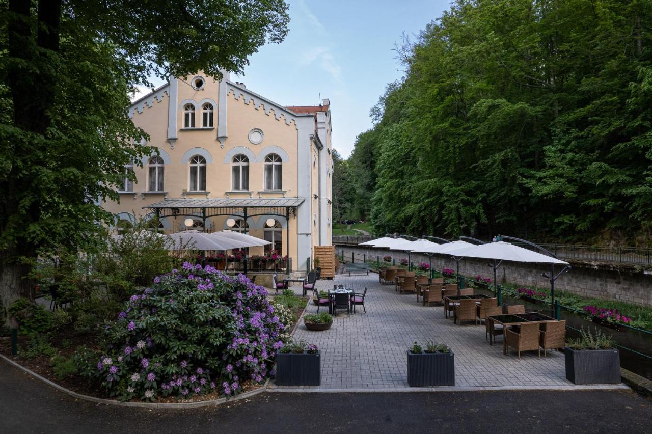 Villa Basileia Riverside Karlovy Vary Bagian luar foto