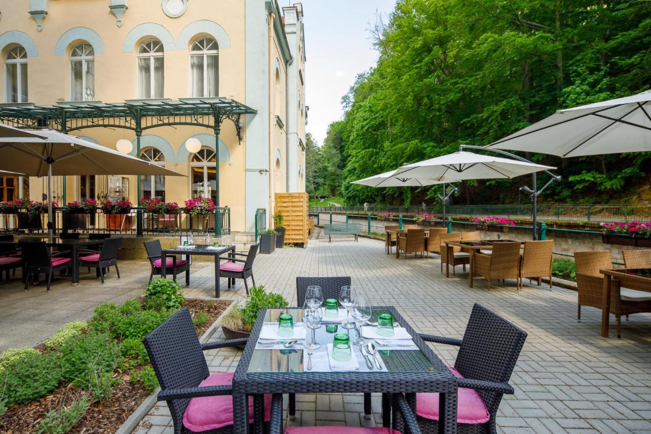 Villa Basileia Riverside Karlovy Vary Bagian luar foto