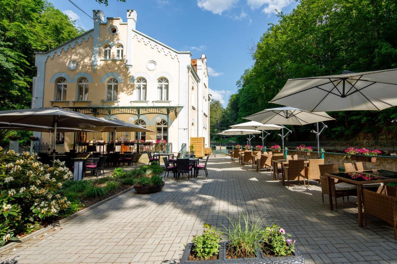 Villa Basileia Riverside Karlovy Vary Bagian luar foto